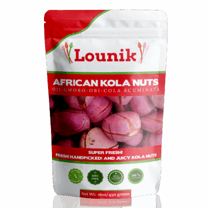 Kola Nuts- Natural & Organic Red Cola Nuts- 2 Lobes - 16 oz